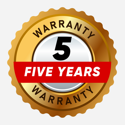 5-Year Warranty