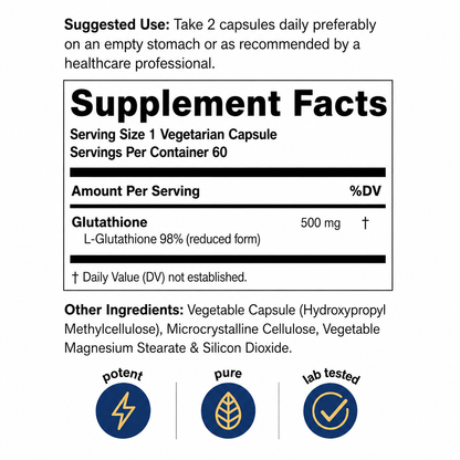 Liposomal Glutathione Capsules | 1000mg